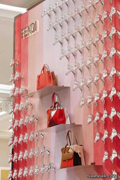 ویترین کیف و کفش